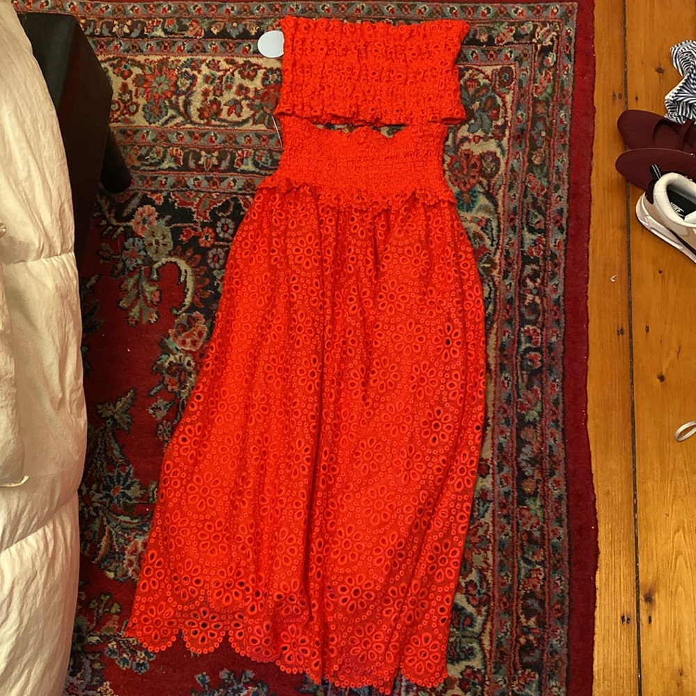 Hill House June (M) Delphine (L) crop top skirt set NWT M L
